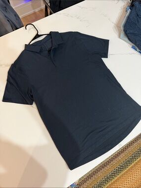 lululemon athletica Men's Navy Blue Performance Polo